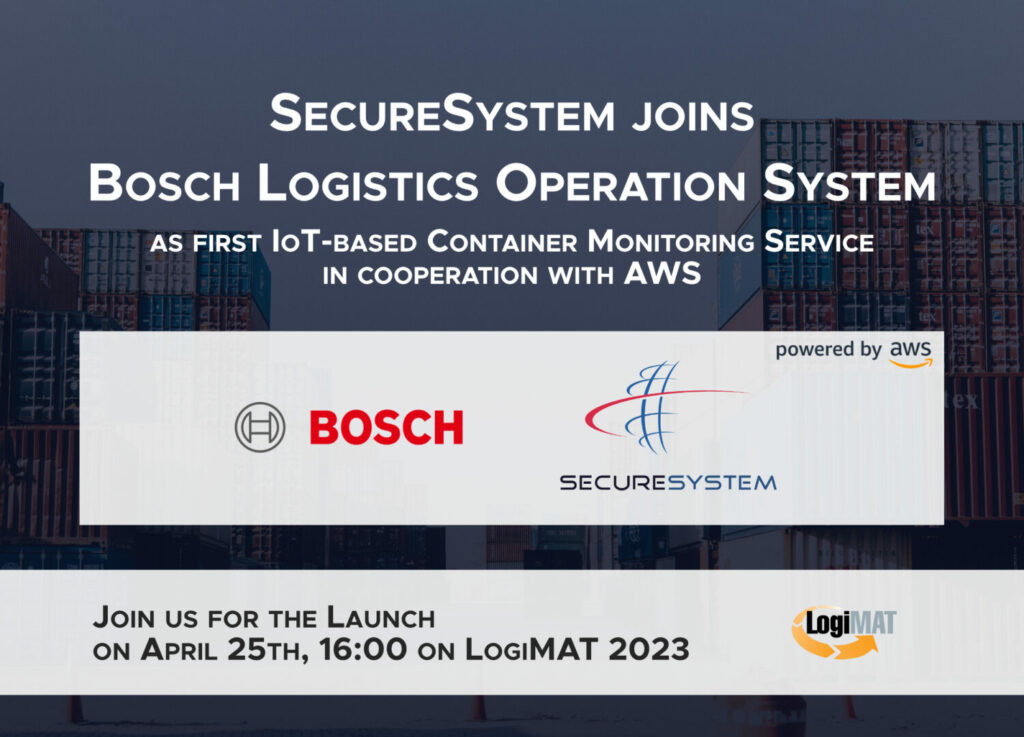 SecureSystem joins Bosch L.OS - Logistics Operating System and exhibits on LogiMAT 2023